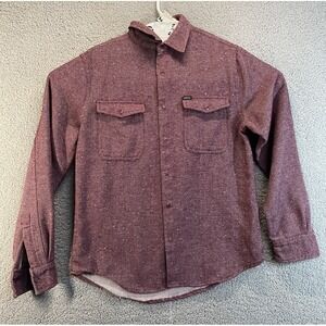 Matix  Dress Shirt Mens Small Brown Long sleeve Casual‎ Preppy